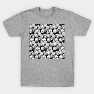 Pattern - relaxation - circles on dark background T-Shirt